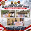 Polres Empat Lawang Laksanakan Bakti Sosial Serentak dalam Rangka Hari Jadi ke-75 Humas Polri