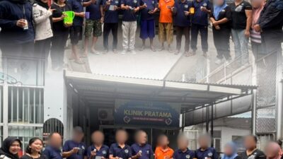 Rutan Tanjung Pura Kembali Gelar Senam Lansia Dipandu Peserta Magang, Dilanjutkan Pembagian Susu, Vitamin dan Cek Tensi bagi Warga Binaan Lansia