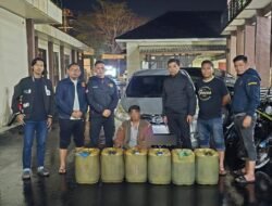 Satreskrim Polres Aceh Tengah Amankan Pria Diduga Timbun BBM Pertalite