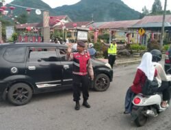 Cegah Kemacetan dan Utamakan Keselamatan Pengendara, Polres Bener Meriah Gelar Strong Point di Titik Rawan
