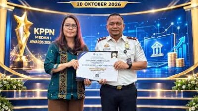 KANTOR IMIGRASI BELAWAN RAIH PENGHARGAAN TERBAIK IMPLEMENTASI FULL CMS PADA KPPN MEDAN I AWARDS 2026