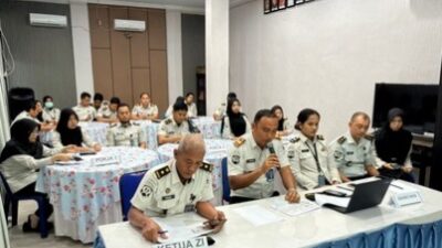 WUJUDKAN PELAYANAN BERSIH DAN TRANSPARAN RUTAN KELAS IIB TANJUNG PURA IKUTI VERIFIKASI LAPANGAN NOMINASI ANUGERAH PEMBANGUNAN BUDAYA INTEGRITAS SECARA DARING