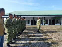 Kasdim 0119/BM Pimpin Apel Pagi, Tekankan Dukung Program Jaga Kebersihan Lingkungan dan Kesehatan Prajurit