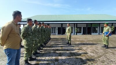 Kasdim 0119/BM Pimpin Apel Pagi, Tekankan Dukung Program Jaga Kebersihan Lingkungan dan Kesehatan Prajurit