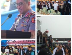 Kapolri Hadir Di Belawan, Tegaskan Akan Terus Mengunci Sejengkalpun Ruang Gerak Agar Tidak Ada lagi  Peredaran Narkoba