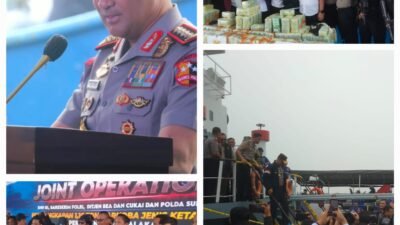 Kapolri Hadir Di Belawan, Tegaskan Akan Terus Mengunci Sejengkalpun Ruang Gerak Agar Tidak Ada lagi  Peredaran Narkoba