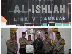 Jumat Keliling di Masjid Al Ishlah, Polres Langkat Berikan Tali Asih dan Ajak Warga Cegah Perundungan