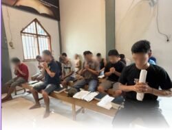 Rutan Kelas IIB Tanjung Pura Gelar Pembinaan Kerohanian Rutin bagi Warga Binaan Beragama Kristen yang Dipimpin oleh Pembimbing dari Kementerian Agama sebagai Upaya Memperkuat Iman, Moral, dan Kepribadian