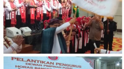 Lamsiang Sitompul.S.H.M.H. Pimpin DPD HBB( Horas Bangso Batak ) Periode 2026- 2031