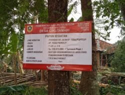 Perkuat Infrastruktur Desa, Pemdes Cikutamahi Mulai Peningkatan Jalan Kampung