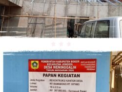 Kades Mamat Rahmat, ST Bergerak Cepat, Rehab Kantor Desa Weninggalih Demi Kenyamanan Masyarakat