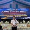 KANTOR IMIGRASI KELAS II TPI BELAWAN HADIRI JOINT OPERATION PENGUNGKAPAN 1,16 TON KETAMINE DAN DEKLARASI BERSAMA MASYARAKAT SUMATERA UTARA MENOLAK NARKOBA