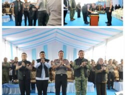 Dipimpin Kapolri, Polda Sumut Bersama Forkopimda Deklarasikan Sumut Tolak Narkoba di Belawan