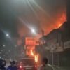 Kebakaran Hebat Di Pasar Surken Bogor, Tiga Ruko Ludes dilalap si Jago Merah