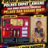 Polres Empat Lawang kembali Melaksanakan Operasi Sarang Narkoba, Amankan Seorang pengedar Pria dan barang bukti diduga Sabu 2,11 Gram