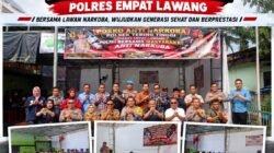 Polres Empat Lawang Resmikan Posko Anti Narkoba di Desa Lampar
