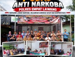 Polres Empat Lawang Resmikan Posko Anti Narkoba di Desa Lampar