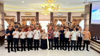 *Kanwil Ditjenpas Sumut dan Bapas Medan Sosialisasikan Kelayan BINTER di Kantor Bupati Langkat,Rutan Tanjung Pura Hadir Dukung Reintegrasi Sosial*