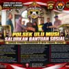 Polsek Ulu Musi Polres Empat Lawang Salurkan Bantuan Sosial kepada Korban Kebakaran di Desa Padang Tepong