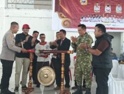 Kasdim 0119/BM Hadiri Pembukaan Kejuaraan Daerah Pencak Silat Merpati Putih Tingkat Pararemaja