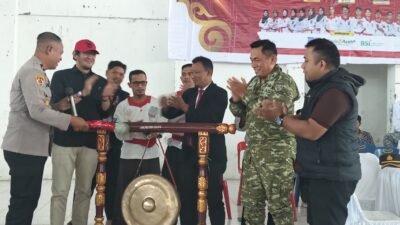 Kasdim 0119/BM Hadiri Pembukaan Kejuaraan Daerah Pencak Silat Merpati Putih Tingkat Pararemaja