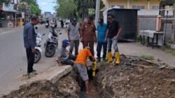 Pembangunan Drainase Jalan Merdeka Lhokseumawe dinilai Semrawut, Masyarakat Jadi Korban