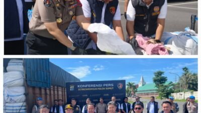 Polda Sumut Gagalkan Pengiriman 144 Ballpress Ilegal Senilai Rp432 Juta di Tol Sergai