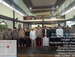 POLRES BINJAI GELAR KEGIATAN SUBUH KELILING DI PESANTREN ABU SYAFA, PERERAT SILATURAHMI DENGAN TOKOH AGAMA DAN MASYARAKAT*