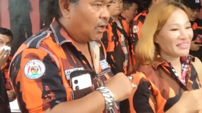 Ketua PAC Pancur Batu John Princen Sembiring Amd.SH. Berikan Arahan Dalam Rapat Pemilihan Pengurus Pimpinan Anak Ranting PAC Pancur Batu