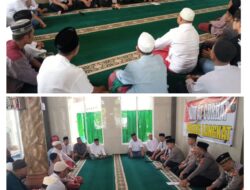 Kapolres Langkat Sambangi Masjid Jamik Al Amin, Serahkan Bansos dan Serap Aspirasi Warga