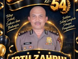 Kapolres Bener Meriah Beri Ucapan HUT ke-54 untuk Kapolsek Wih Pesam IPTU Zahrul