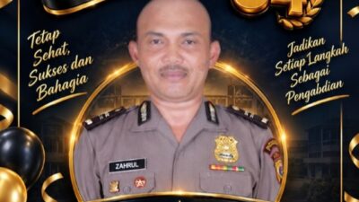 Kapolres Bener Meriah Beri Ucapan HUT ke-54 untuk Kapolsek Wih Pesam IPTU Zahrul