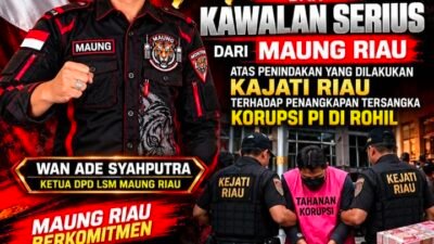 Ketua MAUNG Riau: Kawal Kasus Korupsi Dana PI Sampai Tuntas, Pulihkan Kerugian Negara!