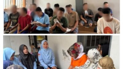 MEMPERKUAT IMAN DAN MEMBANGUN KARAKTER RUTAN KELAS IIB TANJUNG PURA KEMBALI LAKSANAKANPEMBINAAN KEROHANIAN RUTIN DI GEREJA DAN TAUSIAH DI MASJID