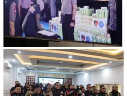 Kapolres Binjai AKBP R. Bimo Moernanda Bersama Forkopimda Deklarasikan PBM Sumut Menolak Narkoba