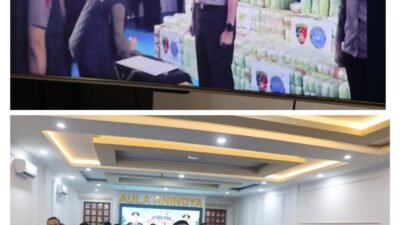 Kapolres Binjai AKBP R. Bimo Moernanda Bersama Forkopimda Deklarasikan PBM Sumut Menolak Narkoba